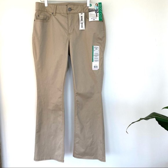 Riders by Lee Women's Tan Bootcut Pants - Picture 2 of 11